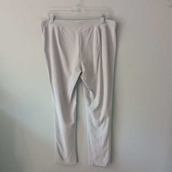 Eileen Fisher Women's Size Medium Washable Stretch Crepe Pants Gray Ankle Length - Picture 10 of 13